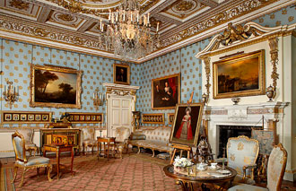 Blue Drawing Room at Woburn Abbey 