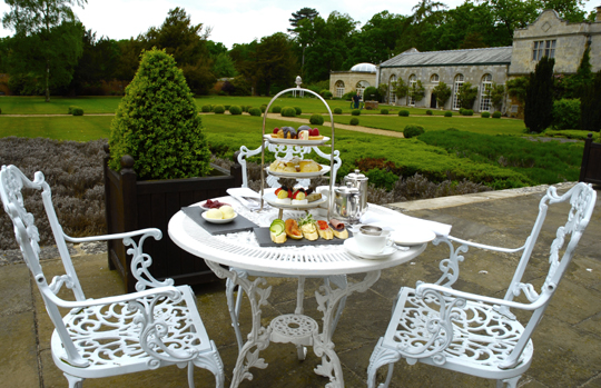 Stapleford-terrace-540pt High Tea at Stapleford Park