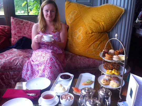 Kate Kendall takes High Tea at Stapleford Park