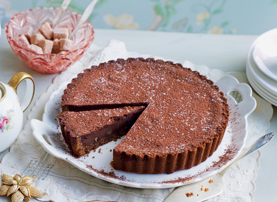 Chocolate and Ginger Tart