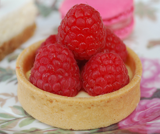 Raspberry tartlet