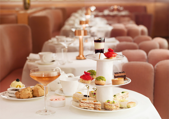 Afternoon tea at sketch London (supplied image)