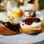 Scones with double thick cream and Windsor jam