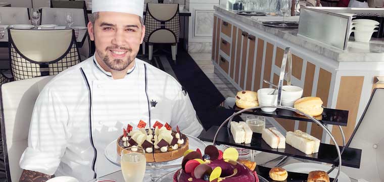 Anthony Teva Dagorn, Pastry Sous Chef, at The Conservatory Crown Melbourne