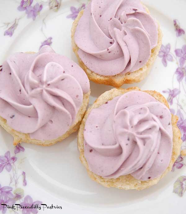 Scones with Blackberry Whipped Cream