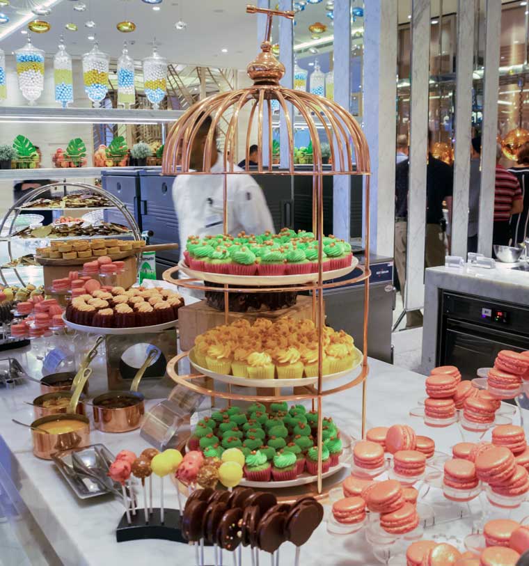 Epicurean’s afternoon tea buffet