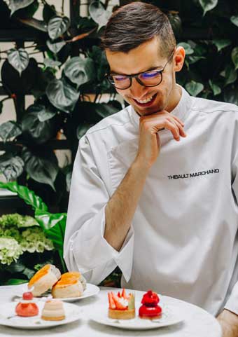 Thibault Marchand, Executive Pastry Chef at the Kimpton Fitzroy Hotel London