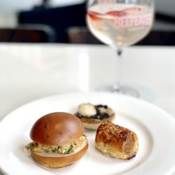 Savoury selection and cocktail