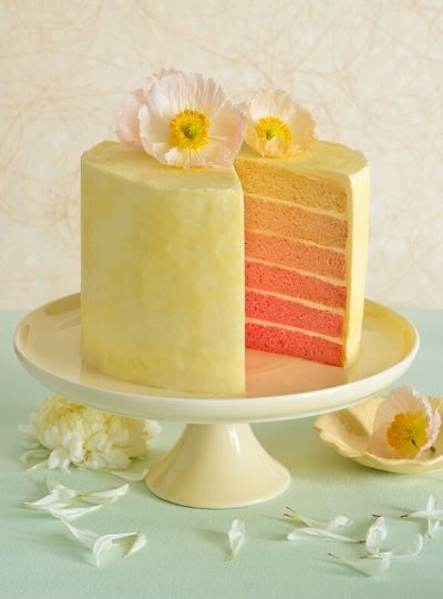 SACWA's Pink Ombre Layer Cake Recipe - High Tea Society