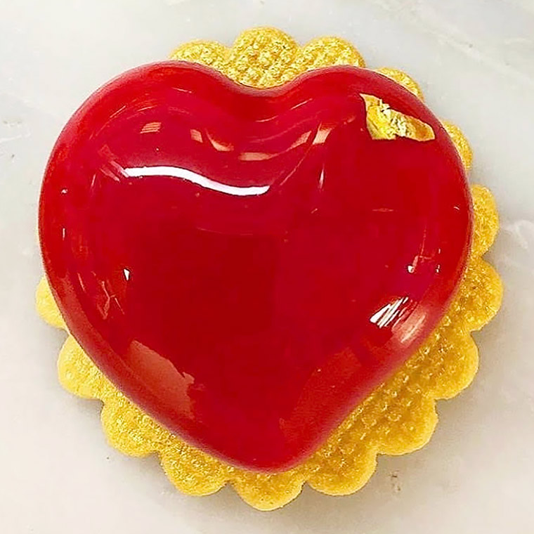 Sarah Mountain’s Raspberry Lychee Rose Love Heart Recipe