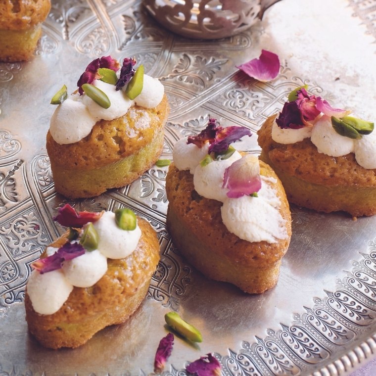 Pistachio & Rose Financiers Recipe