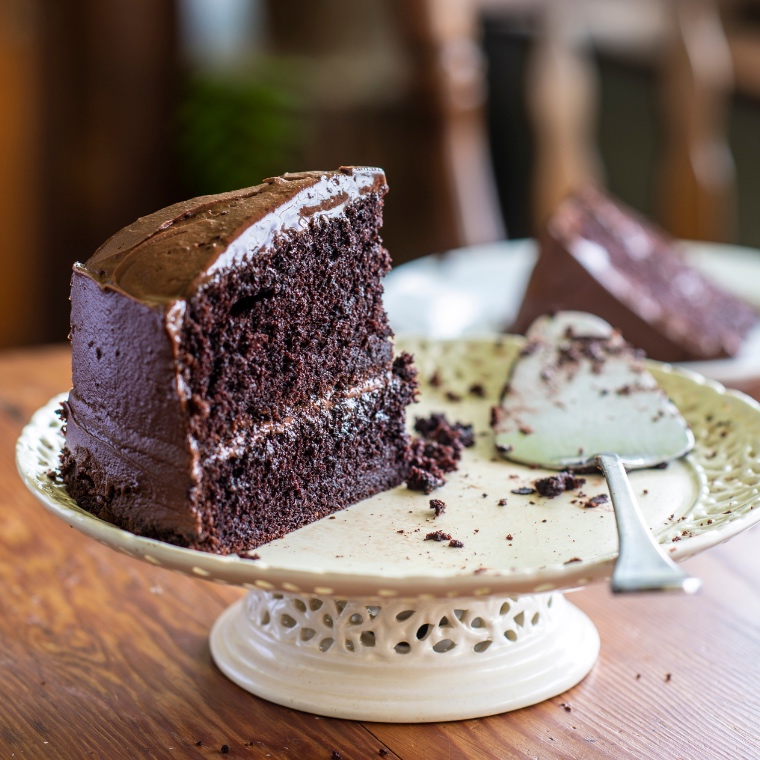 Best EVER Moist Chocolate Cake | Foodess