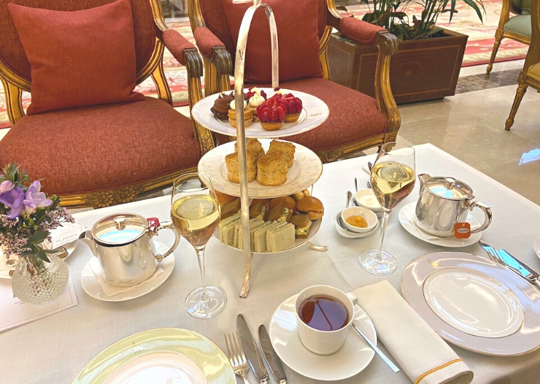Afternoon Tea at El Palace Hotel, Barcelona