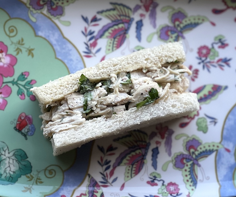 Chicken & Herb Finger Sandwich Recipe - High Tea Society