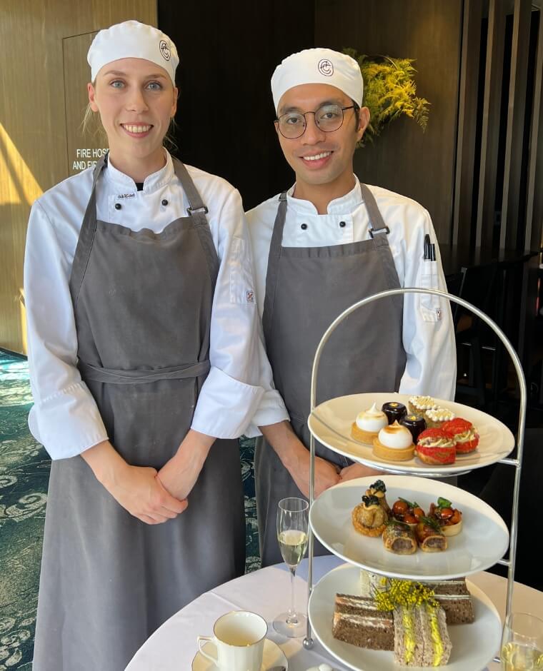 Chefs Frédérique Willeumier & Mark Ross Grande