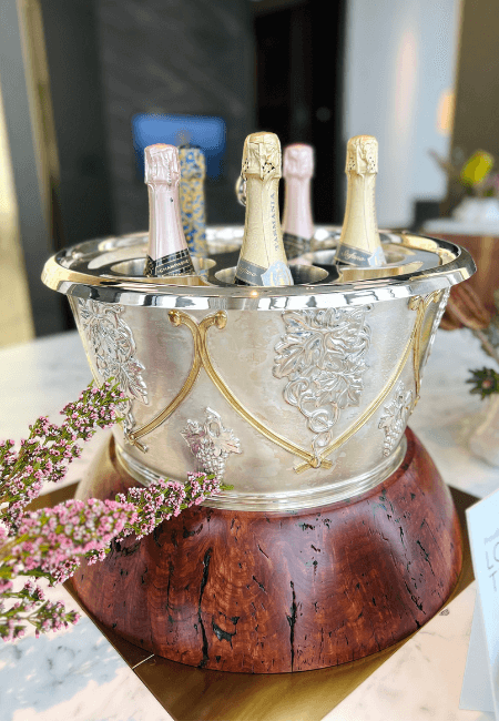 Champagne bowl design by WJ Sanders’