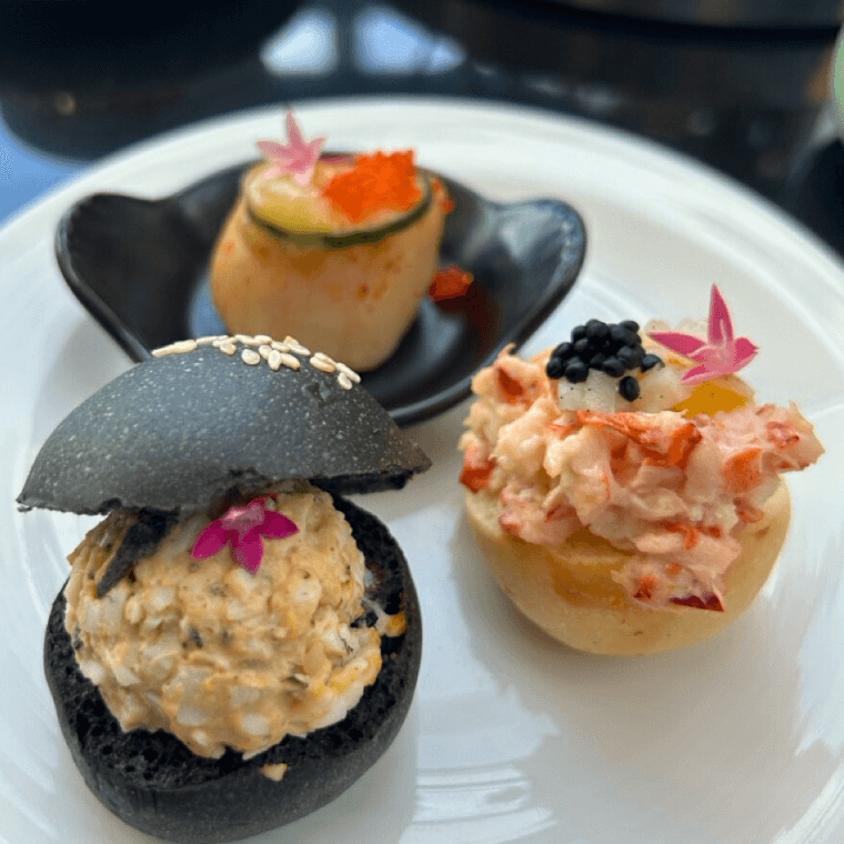 Savoury selection, photo credit: Aisha Hillary-Morgan