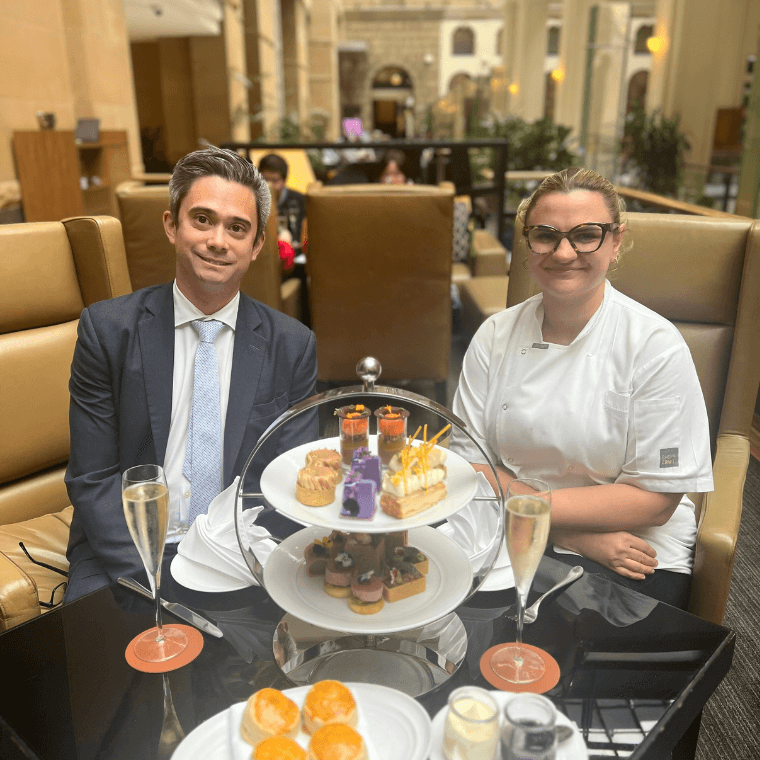 Director of Culinary, Bo Sorensen, and Head Pastry Chef Jessica Timpano.