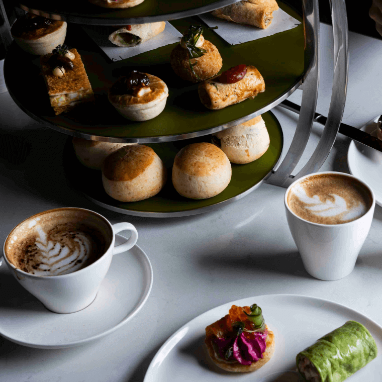 Vittoria Coffee High Tea at The Waiting Room, Crown Melbourne, photo credit: Crown Melbourne