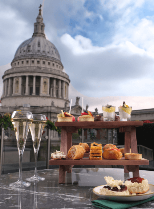 Bottomless Garden Party Afternoon Tea at Sabine Rooftop, photo credit Jodi Hinds