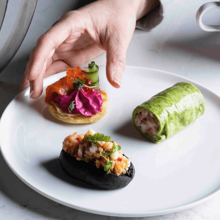 Savoury items, photo credit: Crown Melbourne