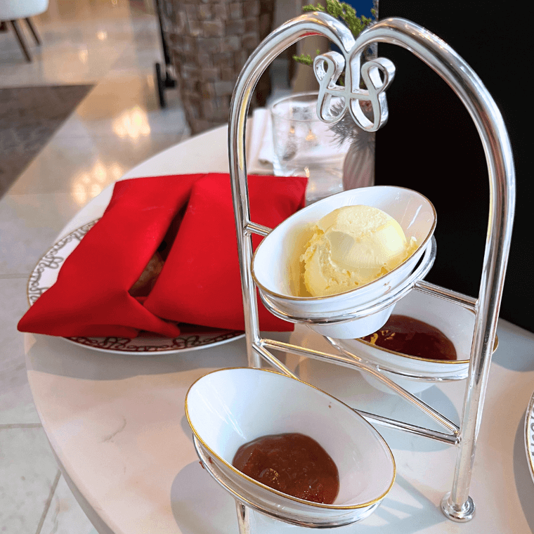 Jam and cream