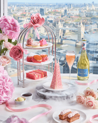 Pink Afternoon Tea at TĪNG Restaurant