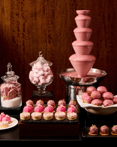 Pink Afternoon Tea at TĪNG Restaurant