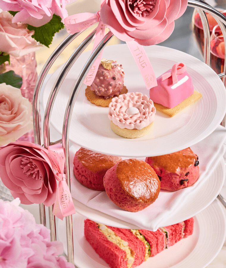 Pink Afternoon Tea at TĪNG Restaurant