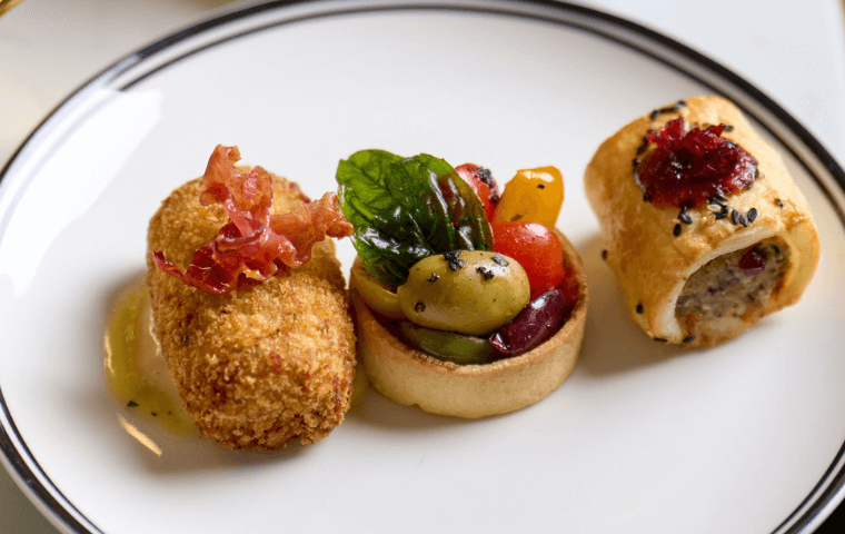 Savoury selection, photo credit The Dorsett Melbourne