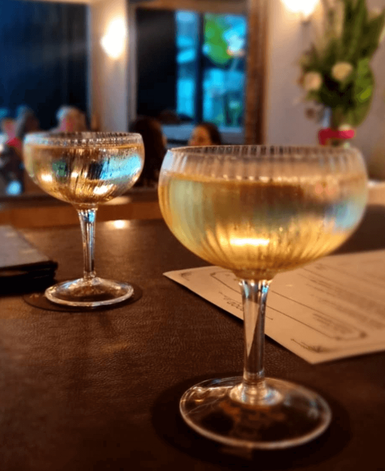Glass of NV Chandon Brut