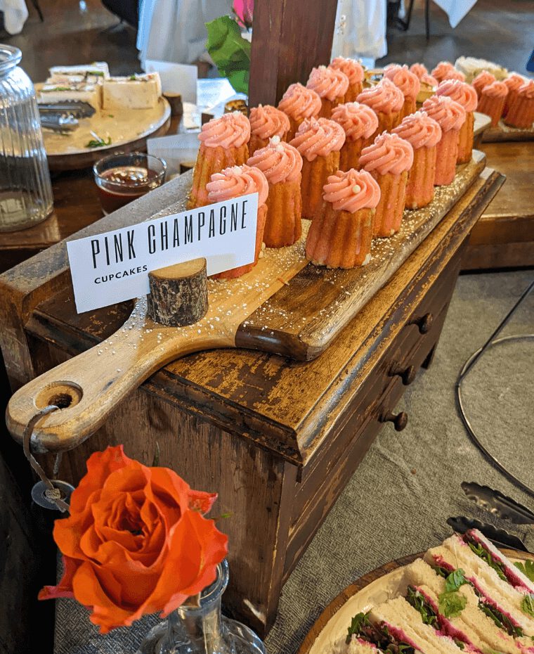 Pink Champagne Cupcakes