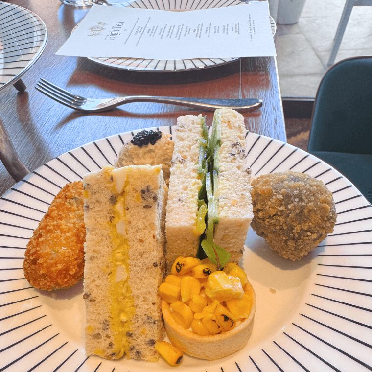 Savoury selection, photo credit: Melanie Loy