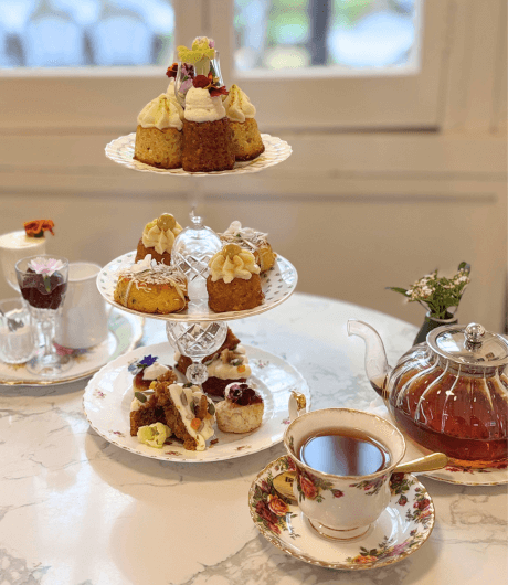 Carrot and Walnut Cake High Tea at The Cedars Kitchen at Heysen Adelaide