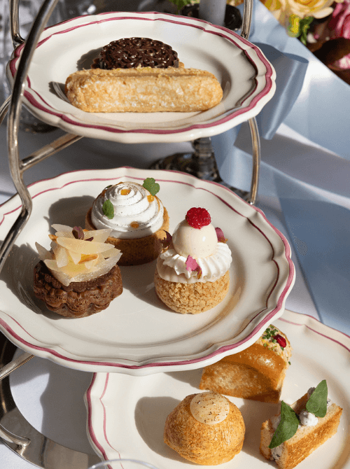 Marie Antoinette Tea Time at Hôtel de Crillon Paris, photo credit: Hôtel de Crillon