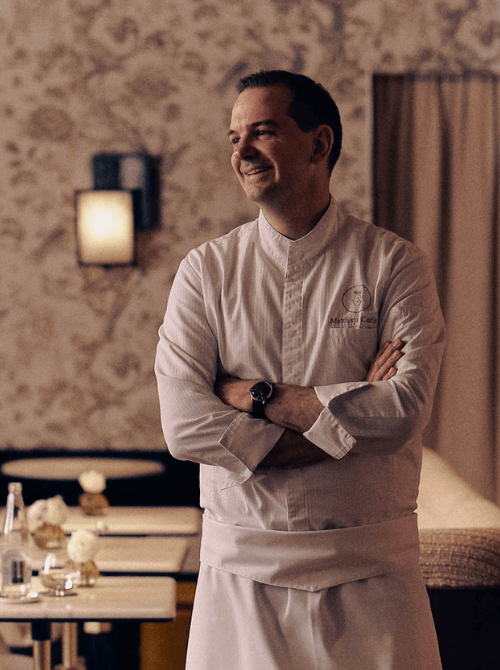 Pastry Chef Matthieu Carlin, photo credit: Hôtel de Crillon