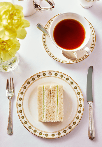 Classic Cucumber & Clotted Cream Sandwich from The Langham Afternoon Tea Book